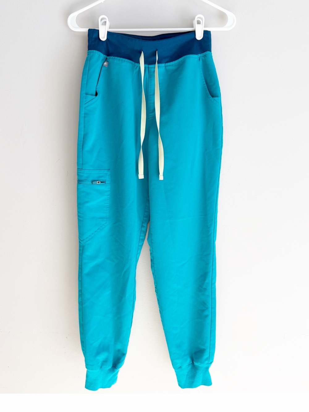 Figs zamora jogger scrub pants teal size extra small petite